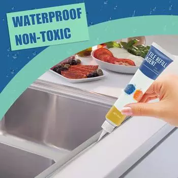 Плитка Напольная плитка Туалет Туалет Герметик для туалета Кухонная раковина Гидроизоляция Средство для удаления плесени Наполнитель швов 20ml