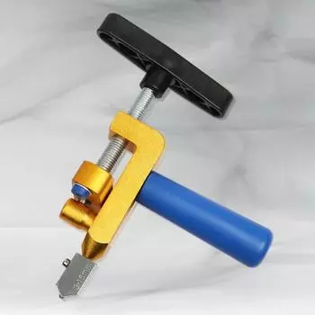 Плиткорез 2 в 1 Профессиональная удлиненная вращающаяся ручка Эффективная резка Легкий износ чёрный