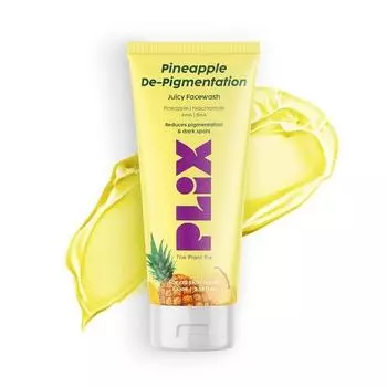PLIX - THE PLANT FIX 5% Ананасовая пенка для умывания лица от депигментации, 100 мл | Очищающее средство для осветления кожи | Парабены и силиконы