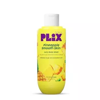 PLIX - THE PLANT FIX Ананас 5% Молочная кислота Отшелушивающий гель для душа для всех типов кожи, без парабенов, для сухой, грубой кожи, 236 мл