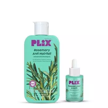 PLIX - THE PLANT FIX Fix Rosemary Advanced Шампунь и сыворотка против выпадения волос | Уменьшение выпадения и ломкости волос | Все типы волос | Мужчины и женщины, 440 г