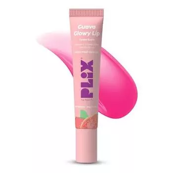 PLIX - THE PLANT FIX Гуава сияющий бальзам для губ с оттенком для гладких, мягких губ | Масло ши и витамин Е для маслянисто-мягких губ | Для глянцевых, розовых губ |10 г