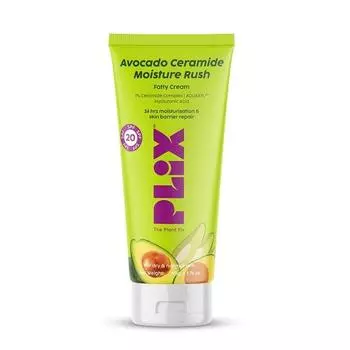PLIX - THE PLANT FIX Plix-The Plant Fix Avocado Ceramide Moisture Rush Жирный крем с SPF 20 | Глубокое увлажнение | Крем для восстановления барьера | 50 г