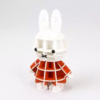 ПЛЮС Bruna Miffy Standing Pose Paper 3D Puzzle DIY Craft Kit, который понравится всем, от учеников начальной школы до взрослых Образовательный