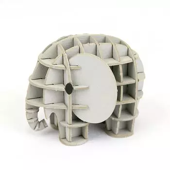 ПЛЮС Коричневый Слон 3D бумажный пазл набор для творчества «сделай сам» для детей и взрослых развивающая игрушка для мальчиков и девочек отличное 3D произведение искусства и отличный подарок