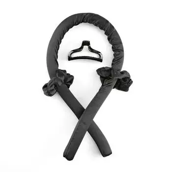 Плойка для сна без нагрева, не травмирующая волосы, неутомляющая губчатая резина с большой волной, устройство для завивки волос God Device белый