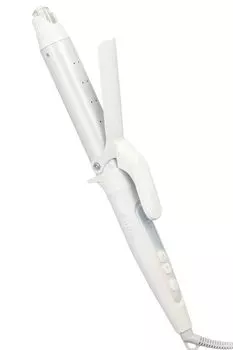 Плойка Tescom 32 мм с отрицательными ионами и функцией сохранения влаги Совместимость с зарубежными странами Функция регулировки температуры Автоматическое выключение Rakuten plug Shell White