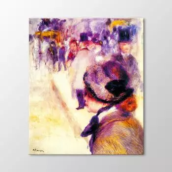 Площадь Клиши, 1880 г. Живопись