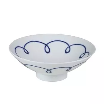 Плоская чаша для чая Hakusan Pottery White x Masahiro Mori Design, изделие Hasami, сделано в Японии (ок.) 15 5,3 см СТ-10