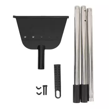 Плоская лопата для снега Многофункциональная стальная металлическая подъездная дорожка Прочный скребок для пола и льда Садовая лопата для травы