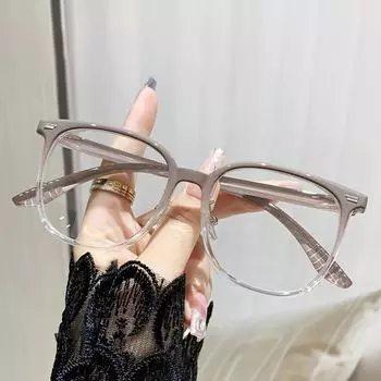 Плоская оправа для очков без макияжа, большая оправа для похудения, женская корейская стильная оправа для очков для студентов, интернет-знаменитостей, мужские очки для близорукости