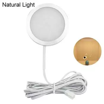 Плоская панель Сверхяркая 12В 21 светодиодная панель Даунлайт Светодиодный прожектор Потолочный светильник Круглый встраиваемый светильник Natural Light