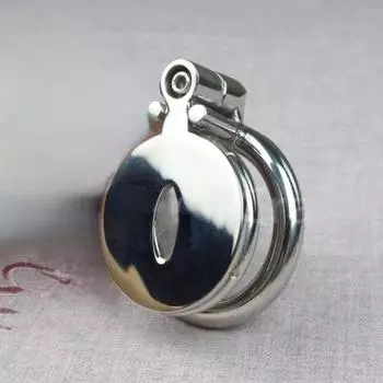 Плоская пластина целомудрие клетка нержавеющая сталь 40mm