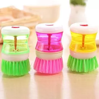 Плоская щетка Прочная многоразовая пластинчатая щетка Хорошее сцепление Щетка для кастрюли Щетка для кастрюли Кухонные принадлежности