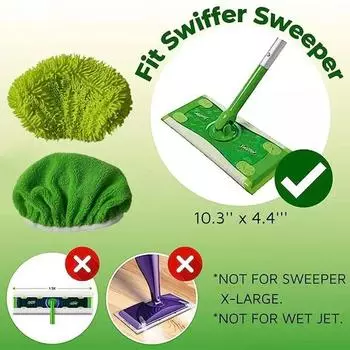Плоская швабра Доска Полезные вещи для уборки кухни Swiffer Scouring Pad Cloth Home Многоразовые принадлежности Инструменты Бытовые принадлежности