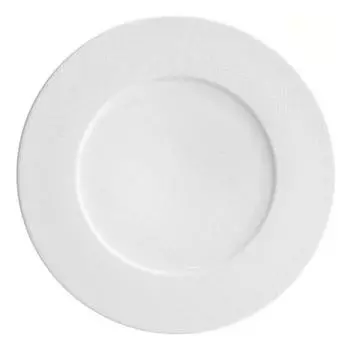Плоская тарелка Globe Sahara Фарфор Белый 32,5 см от Inde