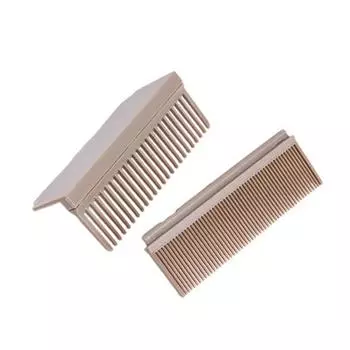 Плоская железная расческа с зажимом, выпрямитель для волос, съемная насадка для электрического утюга для волос, женская щетка для волос, инструменты для укладки темный кофе