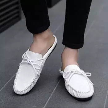 Плоские 2024 модные тапочки для мужчин полусандалии мужские мюли дешевая ликвидация удобная низкая цена оригинальная взрослая трендовая обувь Y2k 39