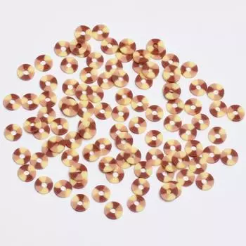 Плоские круглые брелки, ювелирные аксессуары, ожерелье, 200 шт. для брелков, материалы для самостоятельного изготовления, сплошной цвет, изготовление полимерной глины, ручная работа, 6 мм, бусины с прокладкой