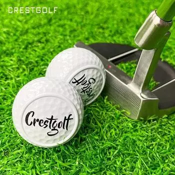 Плоские мячи для гольфа, двухъярусные паттеры, тренировочные мячи для гольфа, плоские мячи для паттеров, 1 шт.