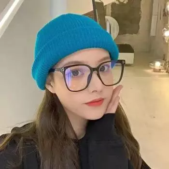 Плоские очки, без рецепта, сверхлегкие, без макияжа, в большой оправе, корейская версия, очки для близорукости в стиле интернет-знаменитостей для школьниц