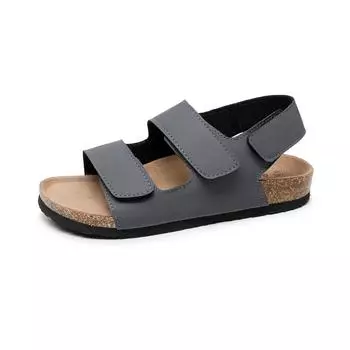 Плоские тапочки женские мужские тапочки роскошные нескользящие тапочки из пробки женские пляжные сандалии для отдыха на природе 36