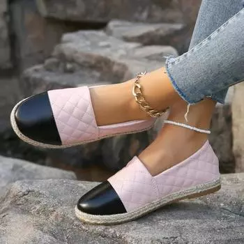 Плоские туфли женские удобные женские туфли эспадрильи для женщин женская повседневная обувь туфли на плоской подошве женские туфли-лоферы 36 серебряный