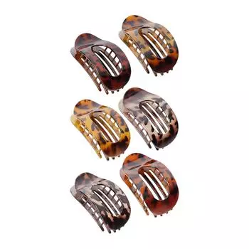 Плоские заколки для волос для женщин, французские заколки для густых, тонких, длинных и коротких волос, идеально подходят для ежедневного использования, свадеб, вечеринок, занятий спортом и многого другого (Пакет из 6) One Size