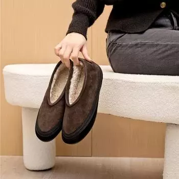 Плоские зимние ботинки женские большого размера нескользящие женские зимние ботинки удобные теплые женские ботильоны 35 хаки