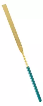 Плоский алмазный напильник Mineshima с титановым покрытием Hobby Tool #600 I-600A