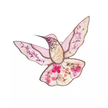 Плоский цветок кошка окрашенный подвесной акриловый оконный декор, креативный кулон для поделок, украшение для дома One Size