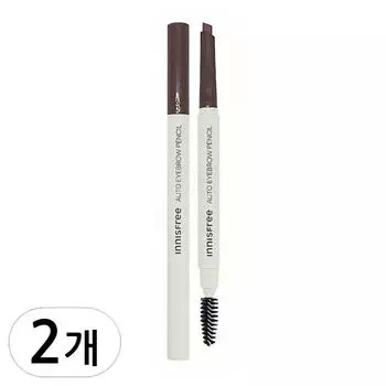 Плоский карандаш для бровей Innisfree 0,3 г, 2 черных, 2 шт.