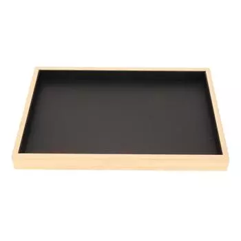 Плоский лоток для украшений, складной лоток для украшений для хранения сережек, ожерелий, браслетов, брошей, булавок, часов