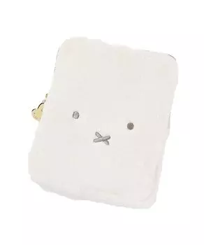 Плоский мешочек Miffy Boa Face (слоновая кость)