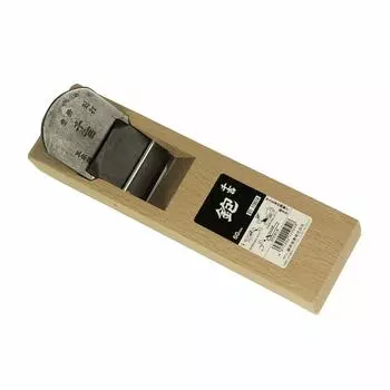 Плоский рубанок Senkichi с шириной лезвия для дерева с глубиной x высотой x шириной основания, 60 мм, заточка, сталь, 6,7 х 26,2 х 7,4 см