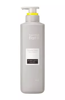 плоский шампунь Essential Flat Volume Reducing Shampoo для вьющихся, волнистых волос, кончики которых не выпрямляются, сочетание ингредиентов, устраняющих жесткость, флакон