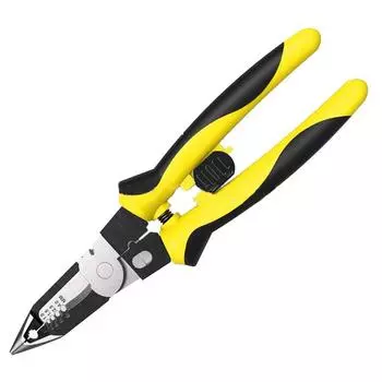 Плоскогубцы электрика Плоскогубцы с игольчатыми губками для зажима, завинчивания, зачистки проводов, резки кабеля, разделения проводов, противоскользящие инструменты для ремонта
