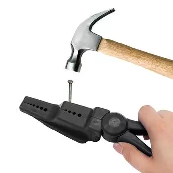 Плоскогубцы для фиксации гвоздей Пластиковые безопасные плоскогубцы Инструмент-помощник Плоскогубцы для защиты пальцев Плоскогубцы для забивания гвоздей Плоскогубцы для винтов