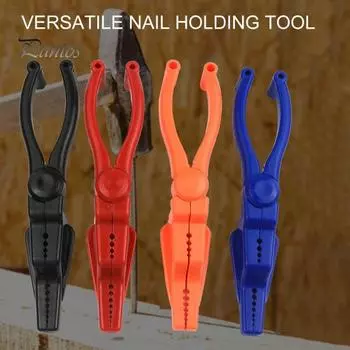Плоскогубцы для гвоздей с несколькими канавками Безопасные плоскогубцы для молотка Эргономичная ручка Многофункциональные зажимы для молотка Держатели гвоздей красный
