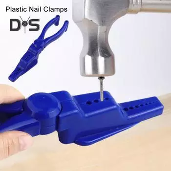 Плоскогубцы для гвоздей с несколькими канавками Безопасные плоскогубцы для молотка Эргономичная ручка Многофункциональные зажимы для молотка Держатели гвоздей синий