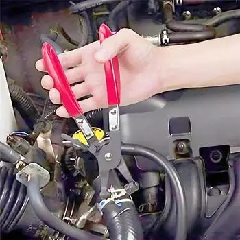 Плоскогубцы для хомутов шлангов Удобный инструмент для снятия водопроводных труб с фиксатором Хомуты для шлангов охлаждающей жидкости Утолщенная ручка повышает прочность