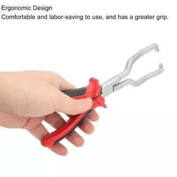Плоскогубцы для отсоединения зажимов топливной линии Инструмент для снятия угловых зажимов Инструменты для снятия жгутов Топливные фильтры Суппорты красный