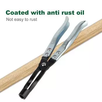 Плоскогубцы для пружинных зажимов клапанов Профессиональные плоскогубцы для разборки пружинных зажимов Инструмент для снятия уплотнений штока масляного клапана серебряный