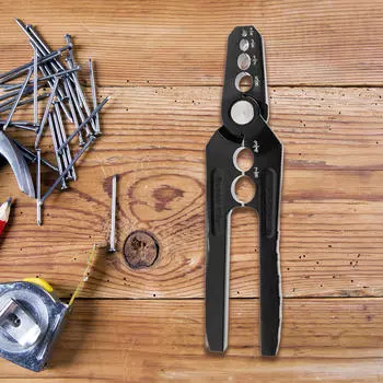 Плоскогубцы для ремонта труб, сантехнический выпрямитель с 6 отверстиями, простой в использовании ремонтный зажим для 1/4 дюйма 3/8 дюйма