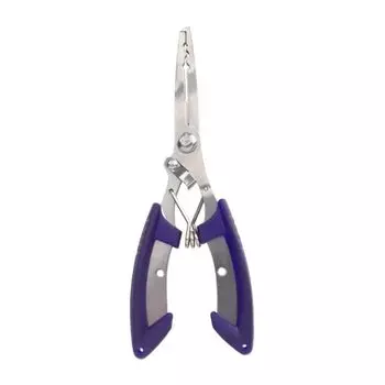 Плоскогубцы для рыбалки с резиновой ручкой, плоскогубцы для рыболовных крючков, плоскогубцы Luya, для кемпинга на открытом воздухе