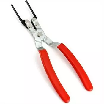 Плоскогубцы для снятия реле, длина 9-1/16 дюйма, максимальное раскрытие 3-3/4 дюйма, инструмент для снятия автомобильных металлических реле и предохранителей красный