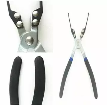 Плоскогубцы для снятия реле со смещенной рукояткой и тонкими кончиками, инструмент для установки и снятия, для автомобиля