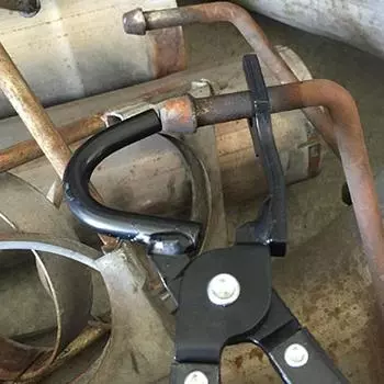 Плоскогубцы для снятия резиновых прокладок выхлопной системы автомобиля, съемник для снятия подвески выхлопной системы с противоскользящей ручкой, инструмент для снятия выхлопной трубы из сплава для L9N3