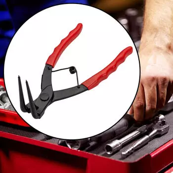 Плоскогубцы для снятия стопорных колец, подпружиненные плоскогубцы, удобная нескользящая ручка, съемник внутренних стопорных колец