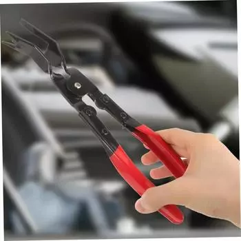 Плоскогубцы для снятия зажимов дверных панелей/бамперов/обшивки Инструменты для ремонта и ремонта автомобилей, металлическая монтажная пластина, инструменты для ремонта автомобилей красный